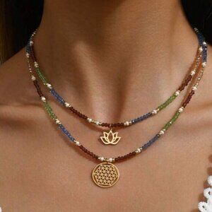 Boho necklace set N1317